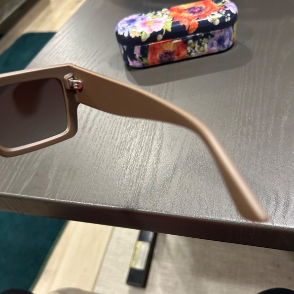 Dime x Acne Studios Oversized Square Sunglasses Taupe Brown Lenses main image 10